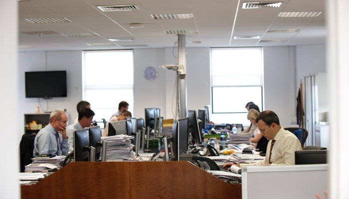 Trading room at Zurich Life Investments Ireland
